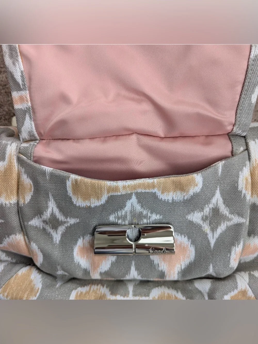 Vintage Coach Kristin Op Art Hobo bag W/Dust bag NWT